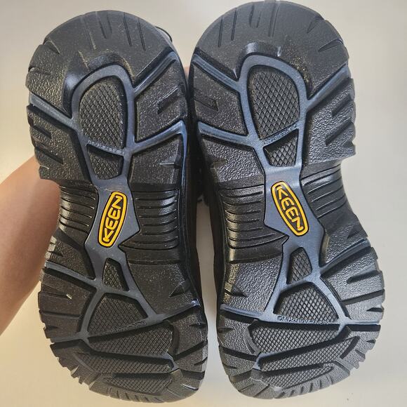 KEEN Utility Mens Work Boots, Bison/Ensign Blue, 9.5 Wide US - Picture 8 of 10